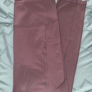Yogalicious Mauve Leggings with Pockets